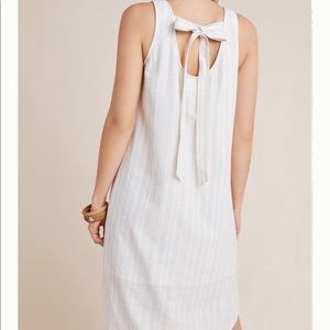 Anthropologie Cloth & Stone preppy casual striped cotton dress (A)